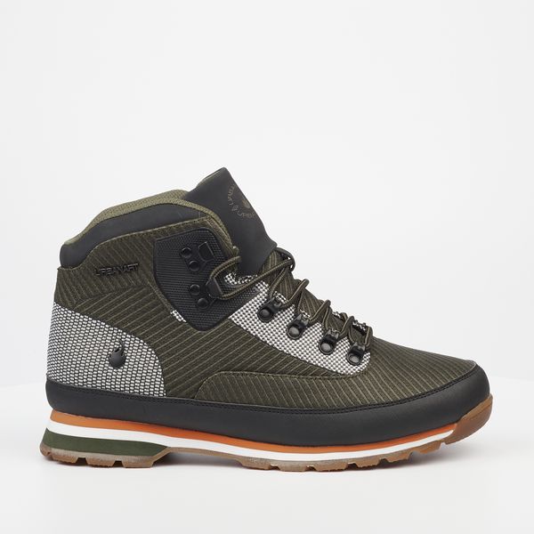 Men Olive Round Toe Tpr Sole Boots image