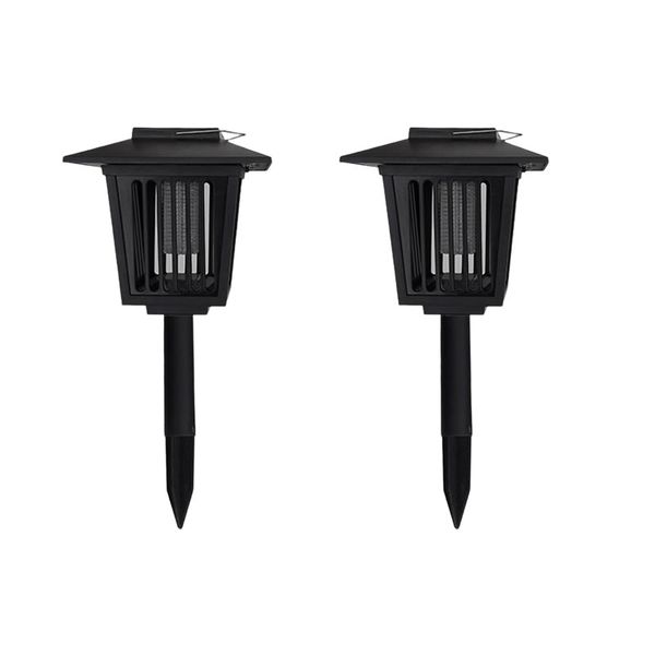 Set of 2 Solar Powered Pest Killer Landscape Light