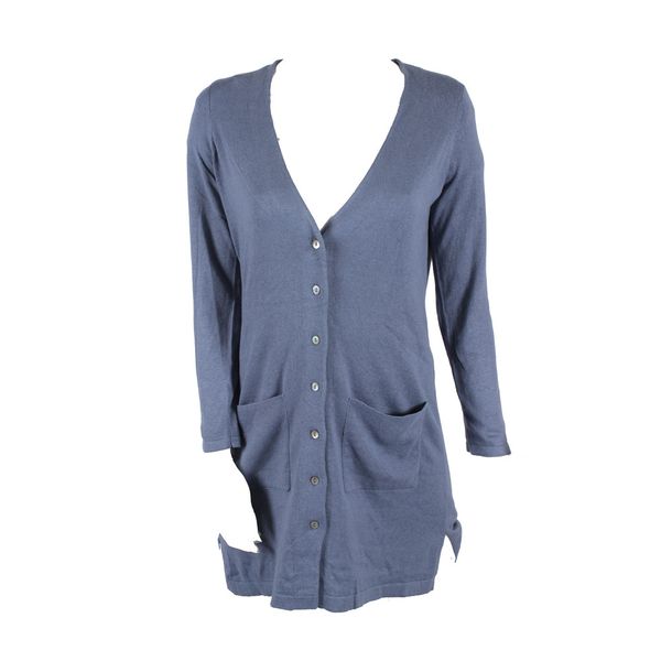 Blackcherry Front Pocket Blue Cardigan