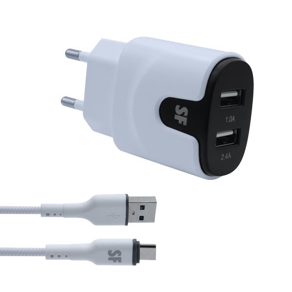 Fast Wall Charger + 1.2M Micro Usb Cable image