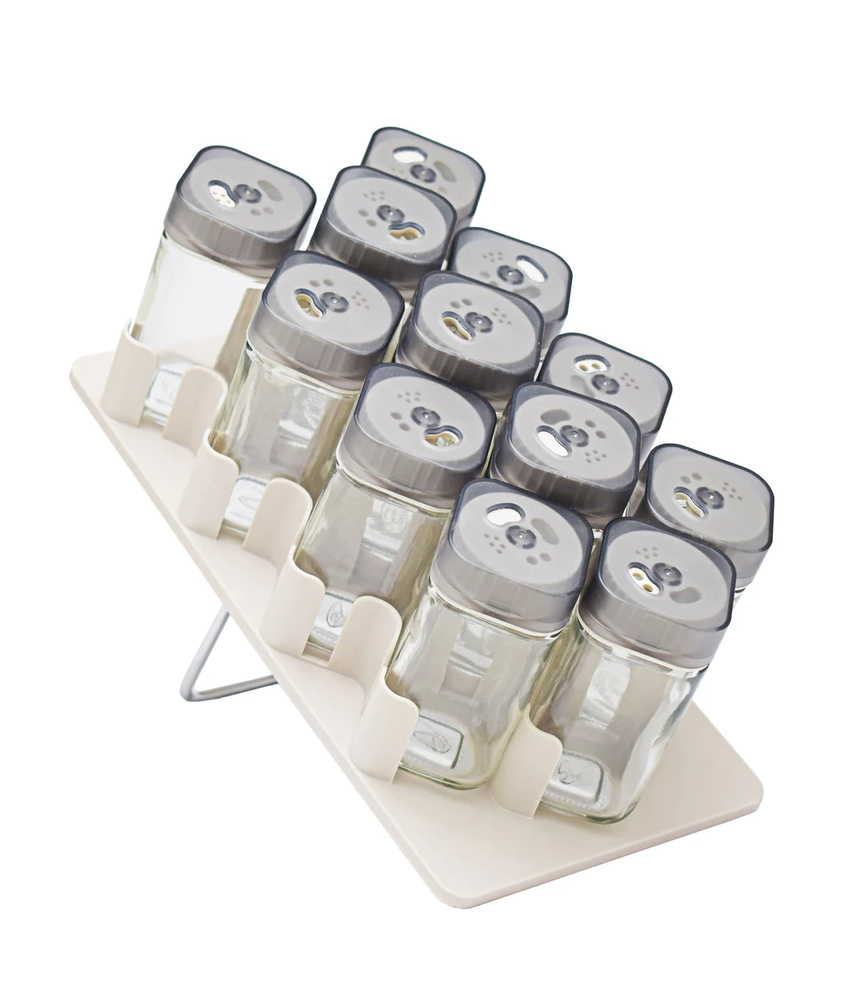 Spice Rack 12 Glass Jar Shop Today. Get it Tomorrow!