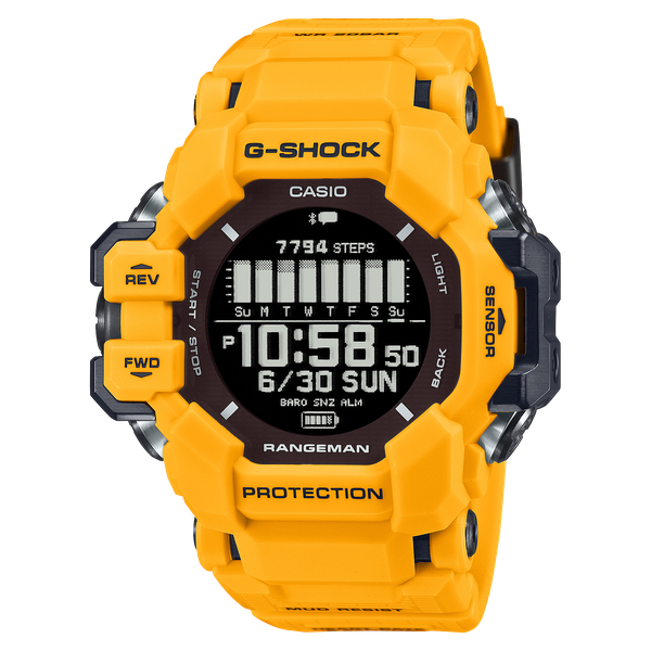 G-Shock Mens 200m Rangeman GPS With HR Monitor - GPR-H1000-9DR