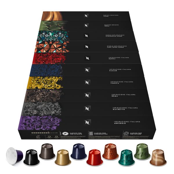 Nespresso Original Intense Assortment with 100 Original Coffee Pods