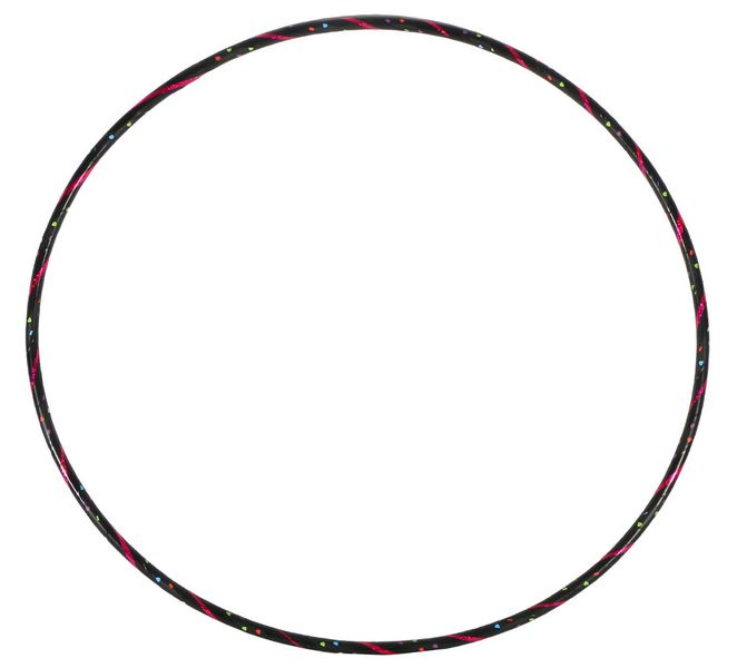 Hula Hoop Number 34 - Black, Red and Hearts (100cm)