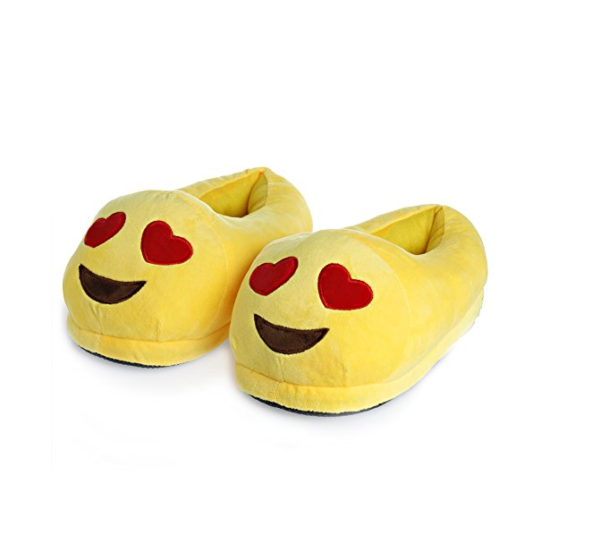 Heart Eyes Emoji Slippers Medium Size 3 to 5 Shop Today. Get it Tomorrow!