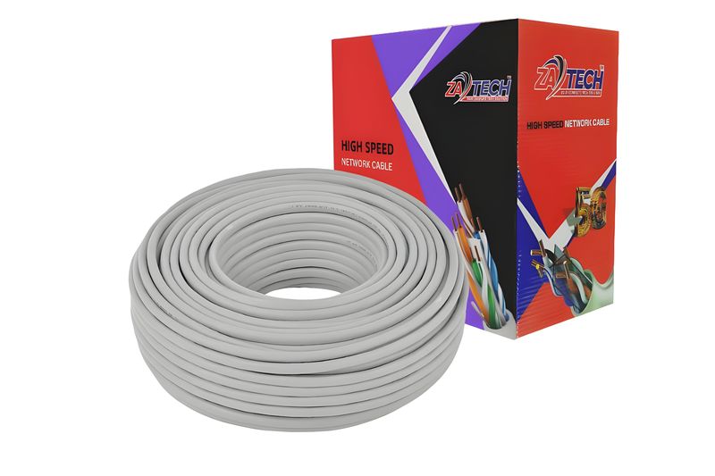 ZATECH Cat6 UTP Cable 305 Meters- High-Speed Ethernet Connectivity