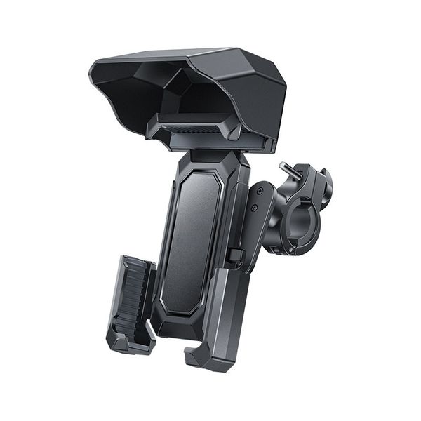 Universal PC/ABS Clamp &amp; Auto-Extending Grip Secure Handlebar Phone Bracket