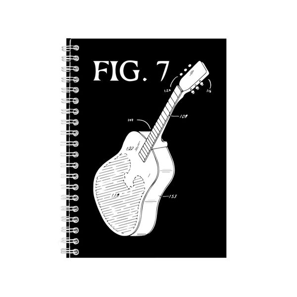 Guitar Notebook Gift Idea Writing Book Notepad Pad 32
