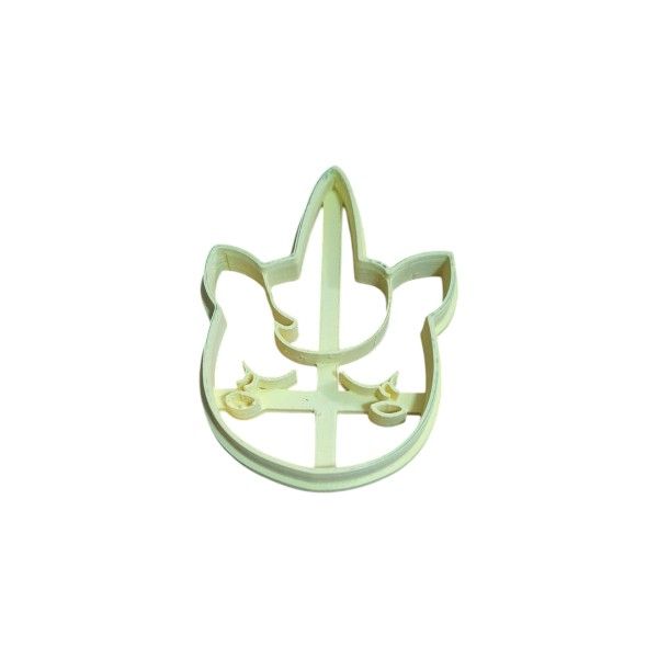 Hubbe Cookie Cutter - Unicorn Head Closed Eyes
