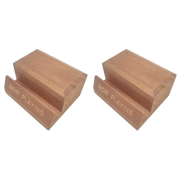 Cd Record Stand Wood Vinyl Tabletop Holders Lp Album Deskop Rack