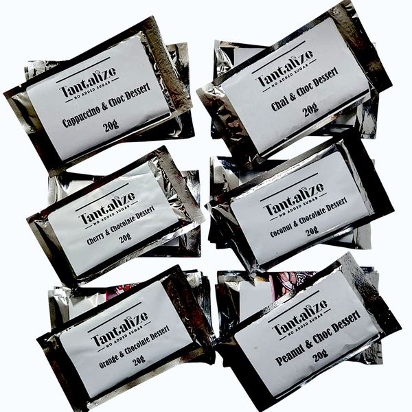 Tantalize Chocolate Combo Asst Dessert Mousses (36 x 20g sachets)