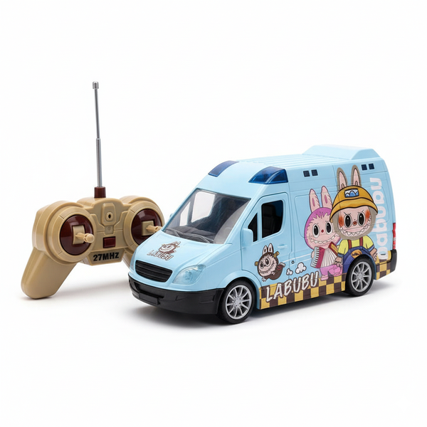 RC Monster Van: Remote Control Toy Car with Lights - Fun for Kids!