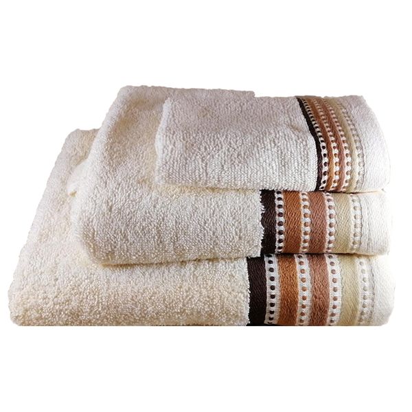 Royal Turkish Collection - 1 Facecloth - 1 Hand Towel - 1 Bath Sheet