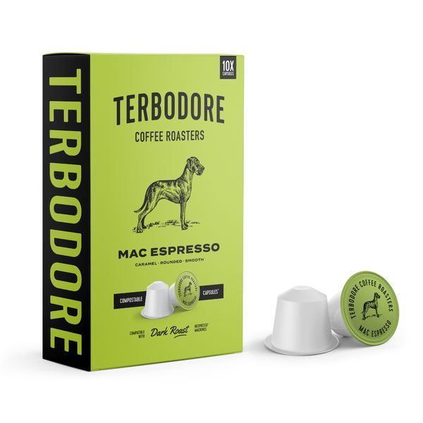 Terbodore Mac Espresso – 10 Nespresso Compatible Coffee Capsules