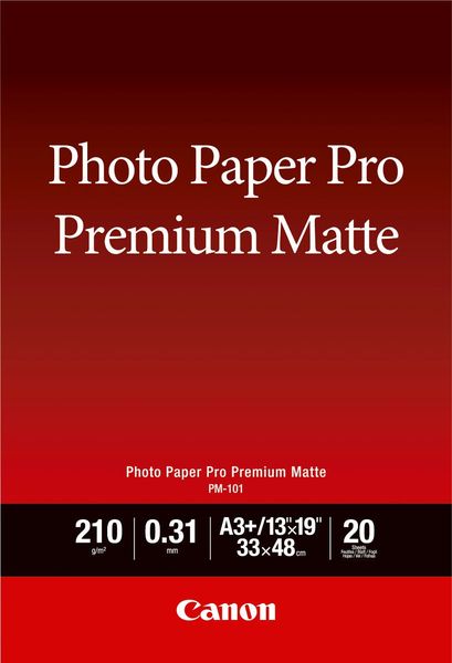 Bulk Pack 5 x Canon PM-101 A3 Photo Paper Pro Premium Matte