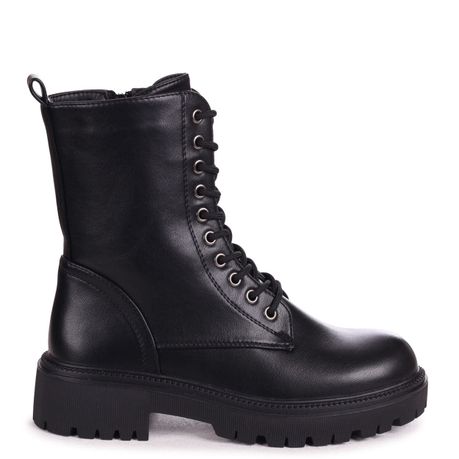 Linzi Ladies SAMARI Lace Up Military Boots Black Shop Today. Get it Tomorrow takealot