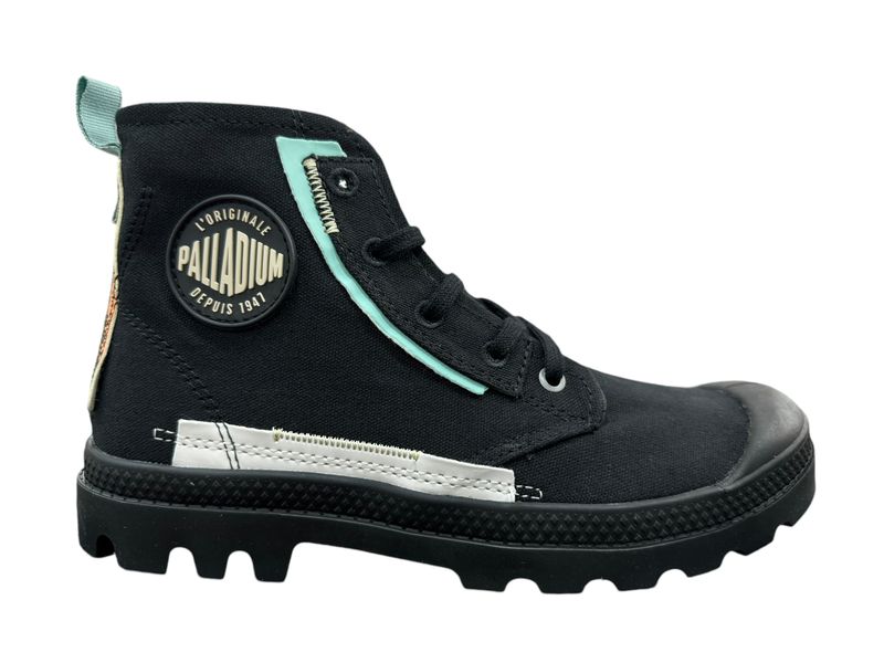 Palladium Pampa Underlayer Ladies Lace Up Ankle Boots