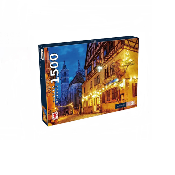 1500 Pieces Of Family Game Charming Town Jigsaw Puzzle Toy