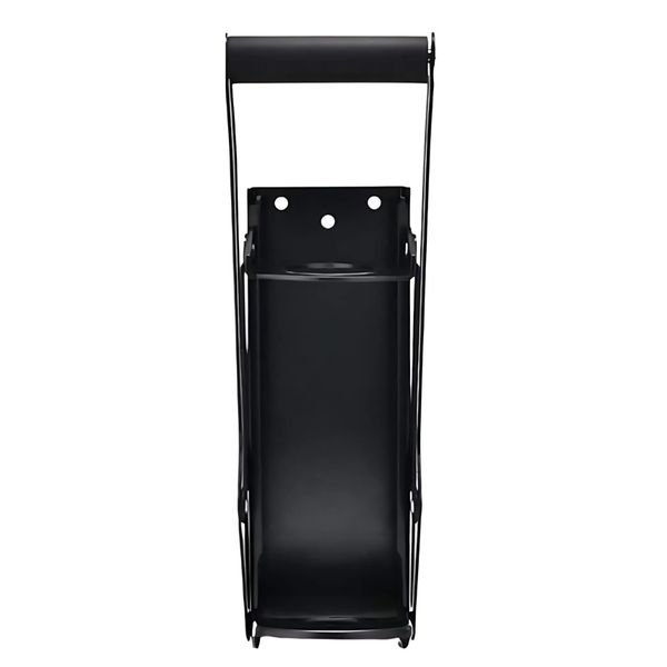 Wall Mount Iron Can Crusher with Accessories 32.5 cm - Black