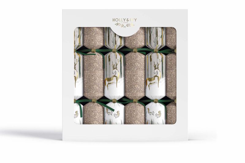 Glitter Luxury Emerald Christmas Crackers