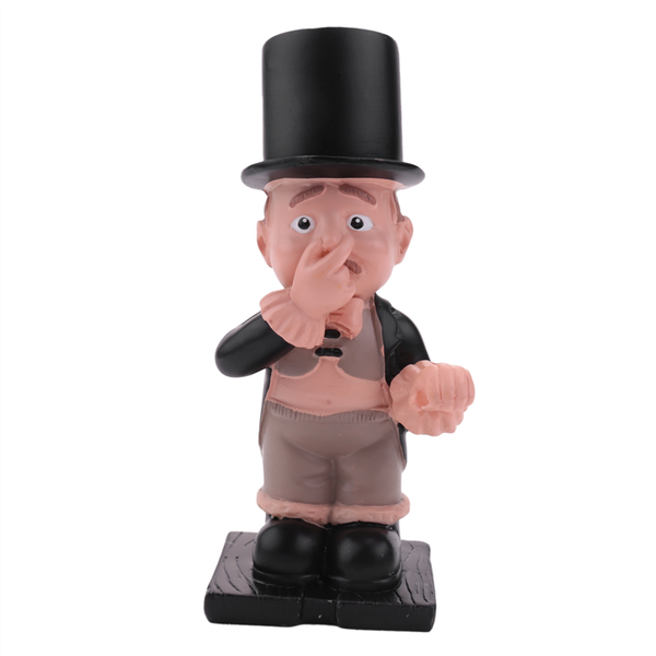 Resin Butler Shape Decor for Toilet