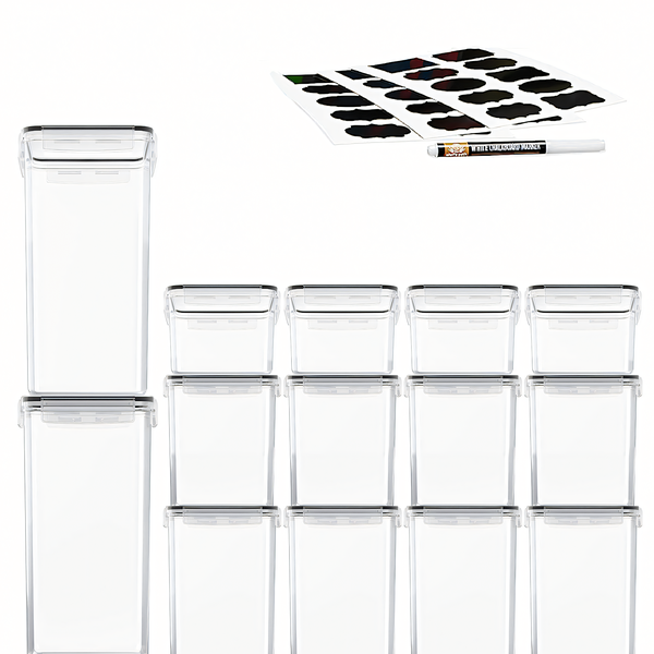 Redisson 14 Piece Airtight Food Storage Container Set/Kitchen Organisation