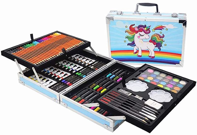 Unicorn 145pc Art Set with Aluminum Box