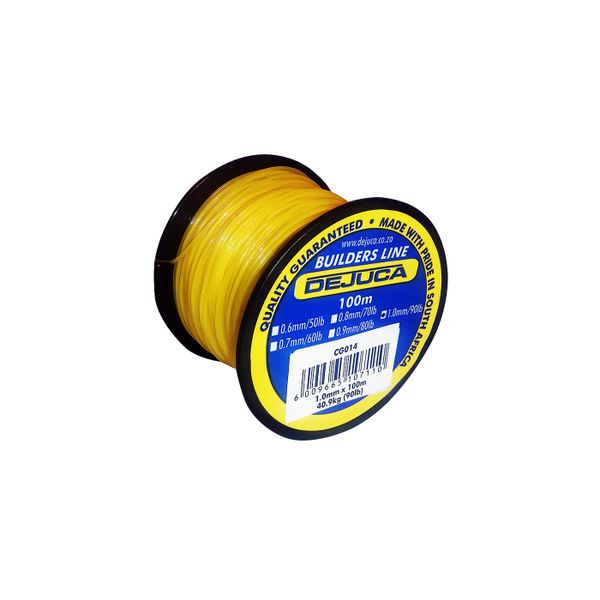 Dejuca - Builders Line - 90lb - 1.0mm X 100m - 40.9kg - 3 Pack