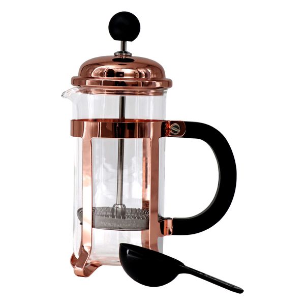 Regent - Coffee Plunger Copper Plated - 8 Cup - 1.0 Litre