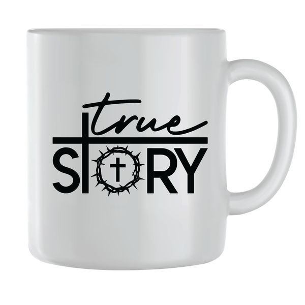 Story Coffee Mugs for Men Women Christian Easter Graphic Words Present 080
