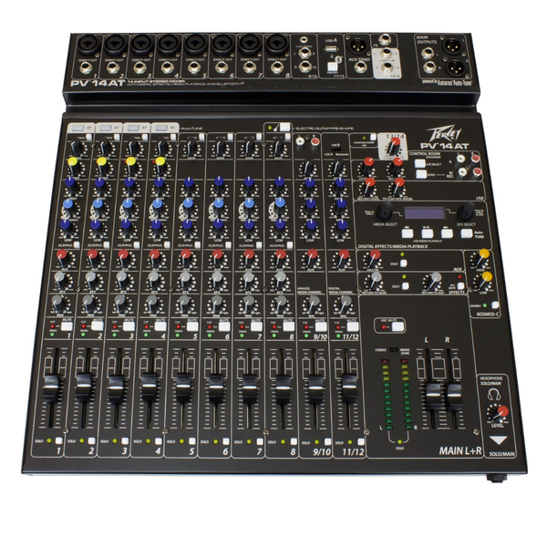 Peavey PV 14 AT - 14-Channel Compact Mixer with Bluetooth