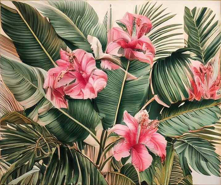 Canvas Home Decor Wall Art - Botanical