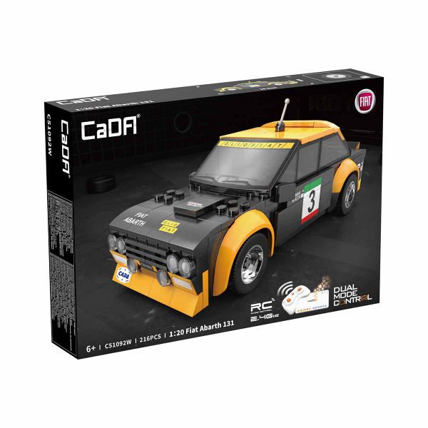 Cada 1:20 Rc Dual CTRL 216-piece Fiat Abarth 131
