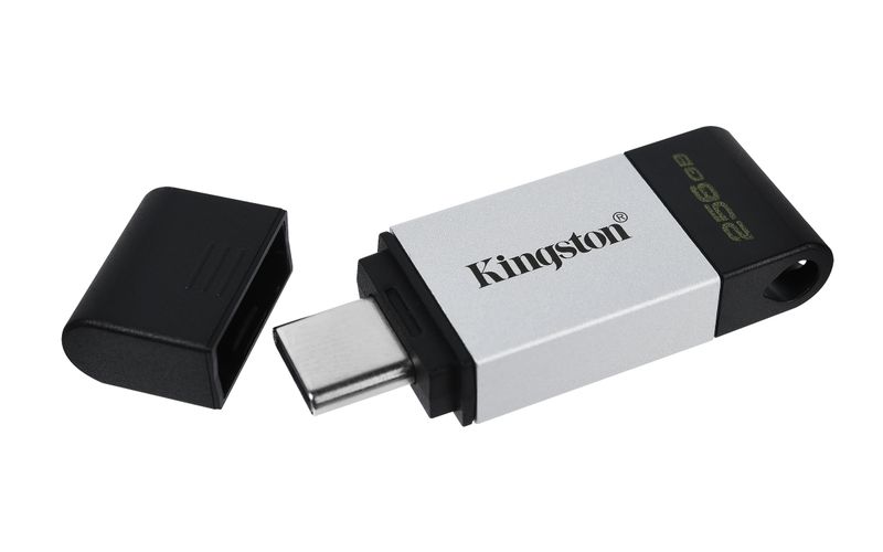 Kingston 256GB USB-C 3.2 Gen 1 DataTraveler 80
