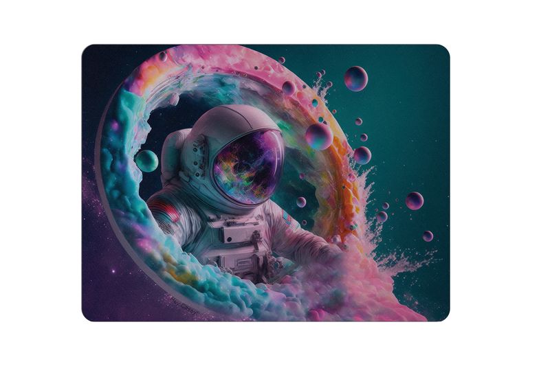 Hey Casey! Galaxy Astronaut Mouse Pad