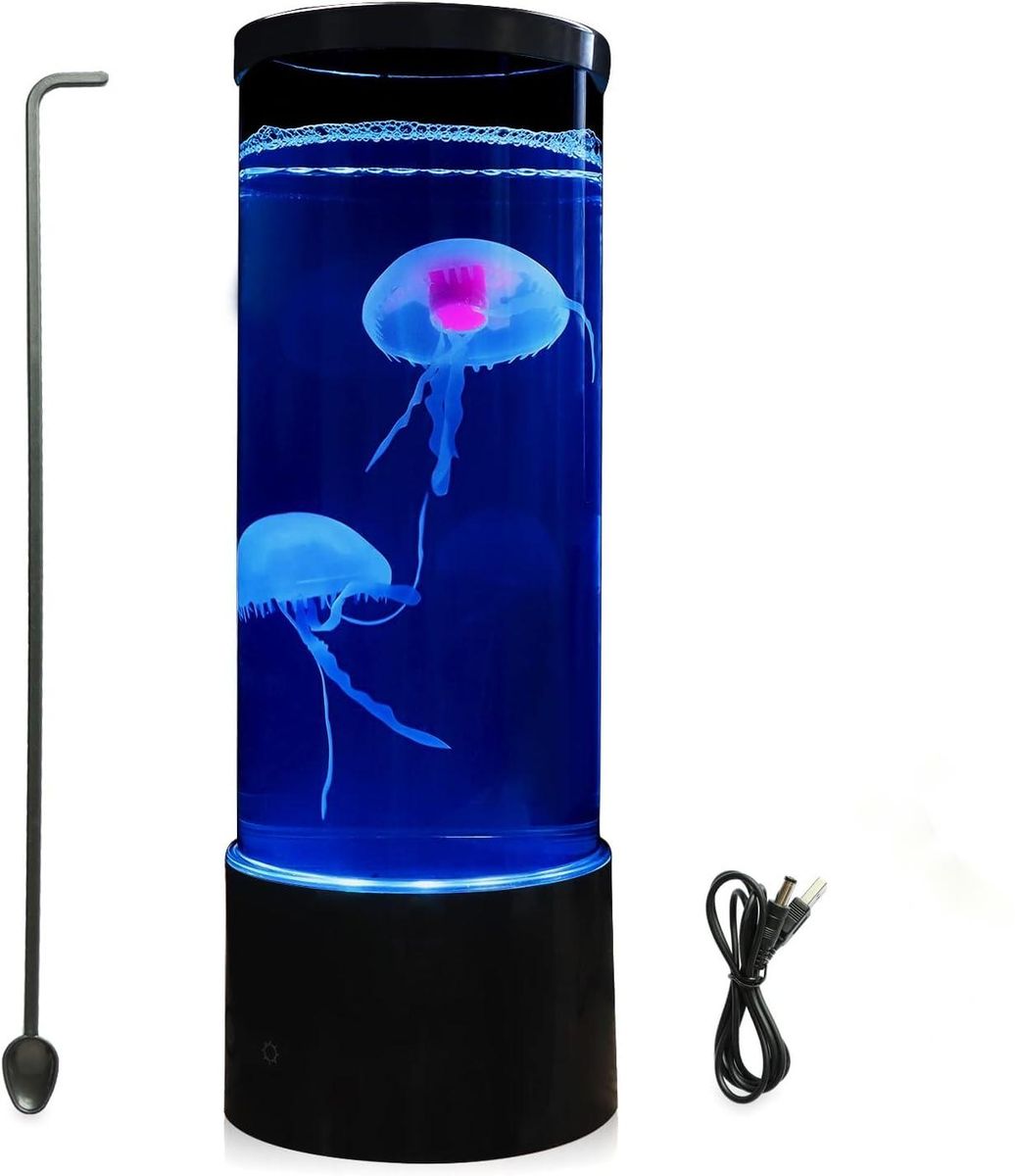Jellyfish Lamp Electric Jellyfish Tank AquariumColor Changing Mood