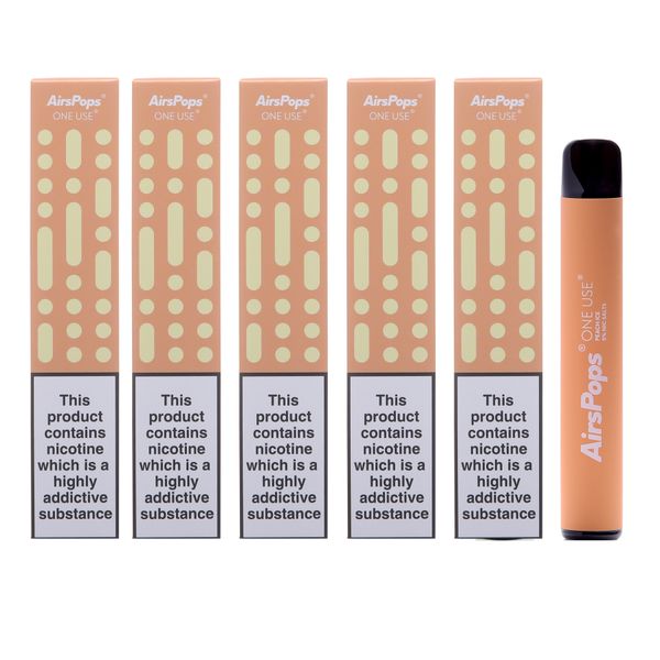 5 X Disposable- Peach Ice - 5% Nic Salts image