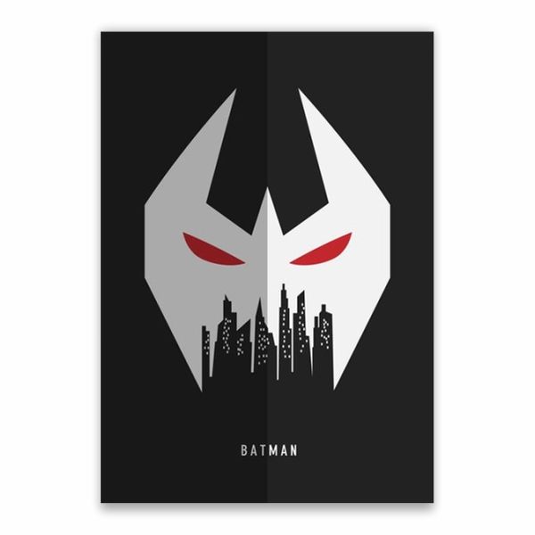 Batman Mask Gotham Poster - A1