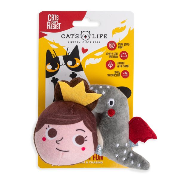 Cat Toy Fairytale Princess &amp; Dragon