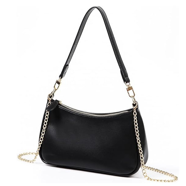 Lady's Single-shoulder Crossbody Bag - Black