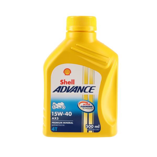 Shell Advance AX5 15W-40 4T 500ML