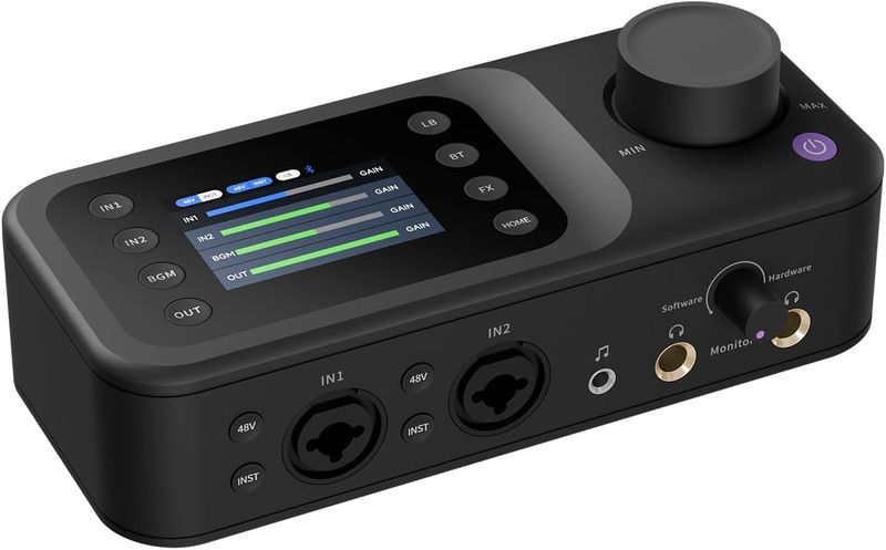 NearStream AMIX40U 10 Channel Audio Interface Mixer