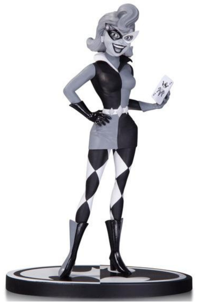 Batman B &amp; W Harley Quinn 2nd Edition Statue By Dini