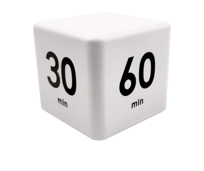 Cube Timer - Flip for Productivity, kitchen, Study, Workouts, and Classroom