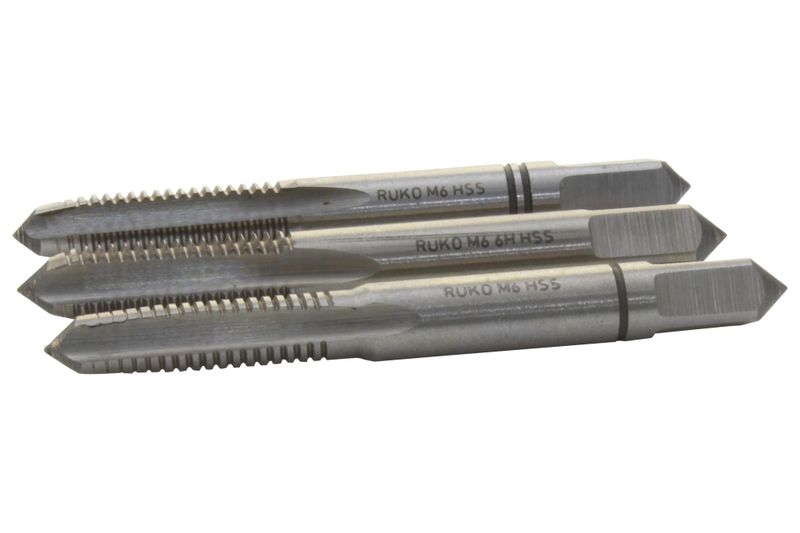 Ruko (230060) Tap Set, M6 x 1 mm, 3 Piece