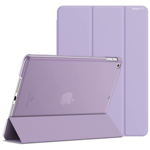 TechByte Smart Case &amp; Stand for iPad 9th/8th/7th Generation - 10.2" -Purple