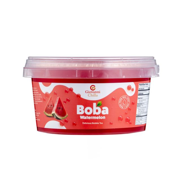 500g Watermelon Popping Boba Bubble Tea Tapioca Pearls -Desserts &amp; Drinks