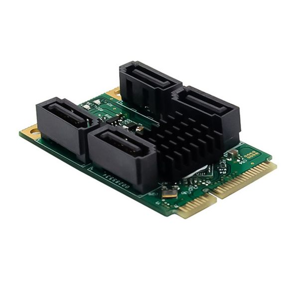 Pcie To 4 Ports Sata3.0 6Gbps Hard Disk Adapter Card Expansion Card