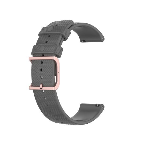 20mm Silicone Strap with Rose Gold Buckle for Samsung Galaxy Watch 3