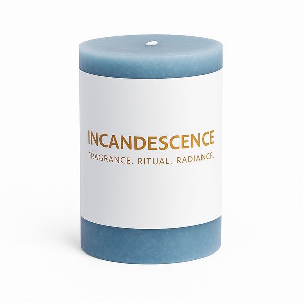 Incandescence Ocean Fresh Luxury Scented Candle - 7cm x 10cm